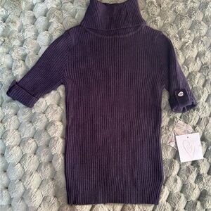 Navy turtleneck sweater dress for girls size 6months NWT